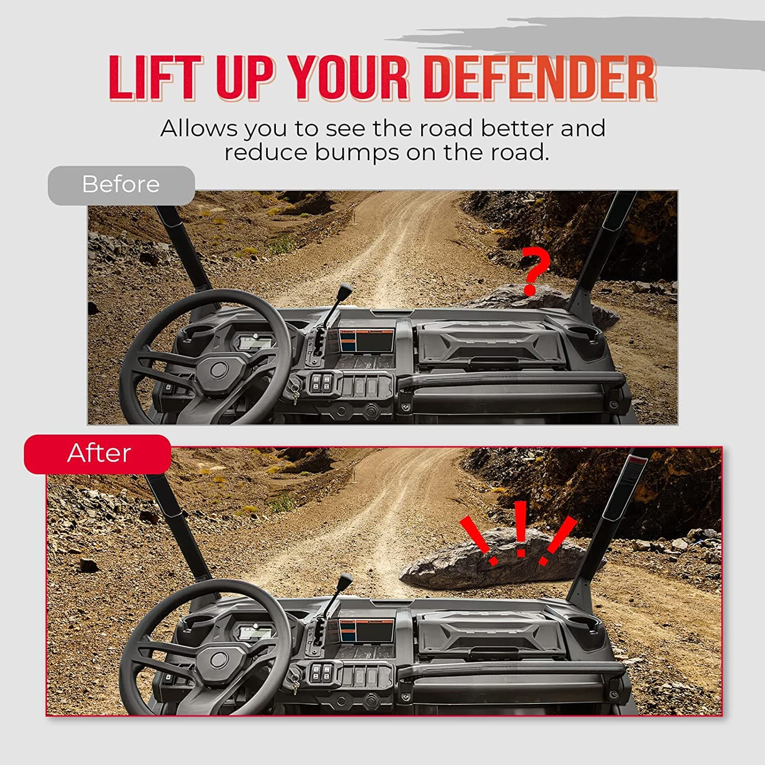 Defender Lift Kit 2'' For Can Am Defender HD5/ HD8/ HD10/ XMR 500 800 100 - Kemimoto