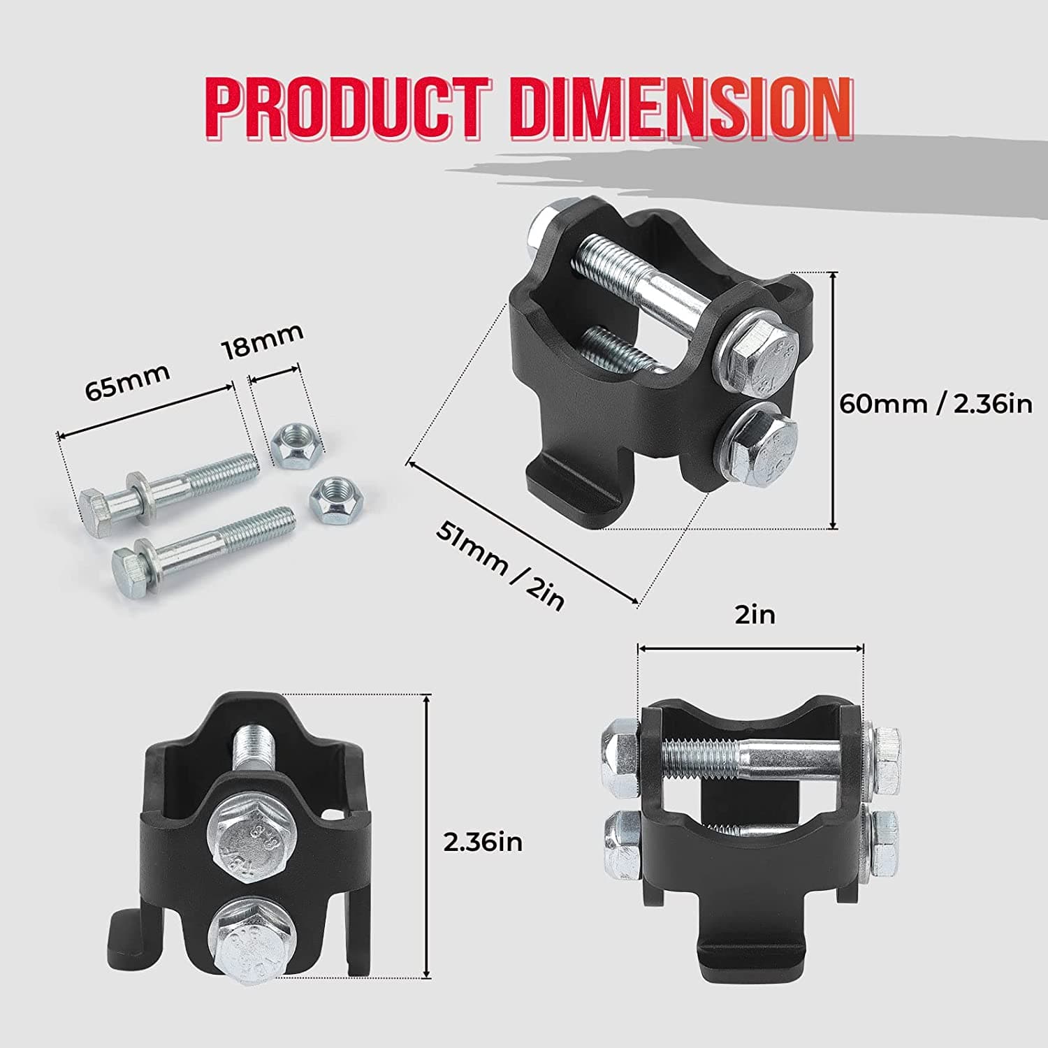 Defender Lift Kit 2'' For Can Am Defender HD5/ HD8/ HD10/ XMR 500 800 100 - Kemimoto