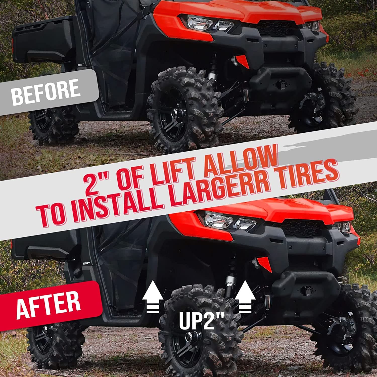 Defender Lift Kit 2'' For Can Am Defender HD5/ HD8/ HD10/ XMR 500 800 100 - Kemimoto