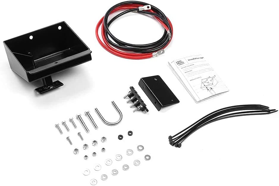 Sportsman 570 Battery Relocation Kit Fit Polaris Sportsman 450 570 Accessories 2014-2021 w/Battery Box Wires - Kemimoto
