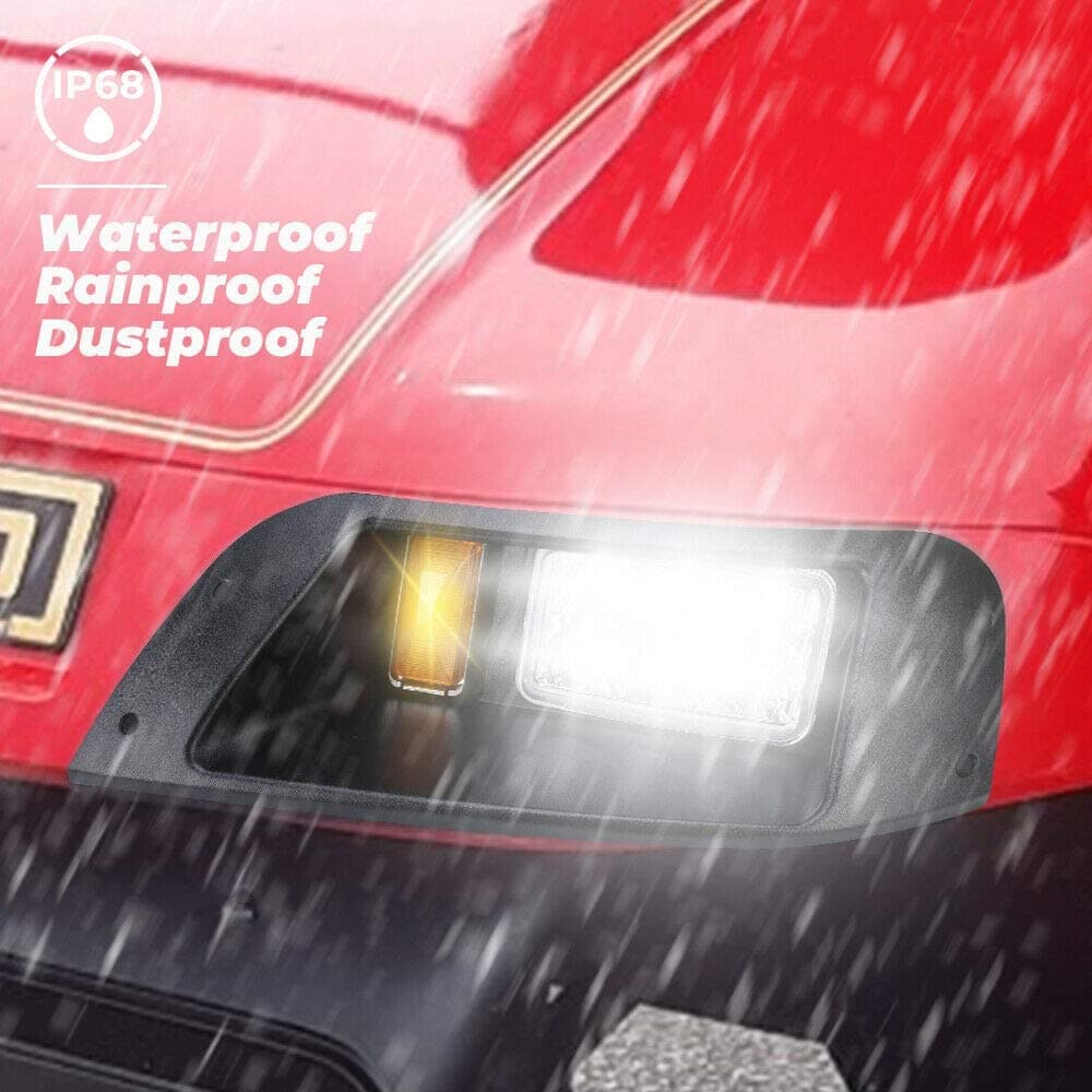 TXT Headlight Tail Light Kit Assembly for EZGO TXT Golf Cart - Kemimoto