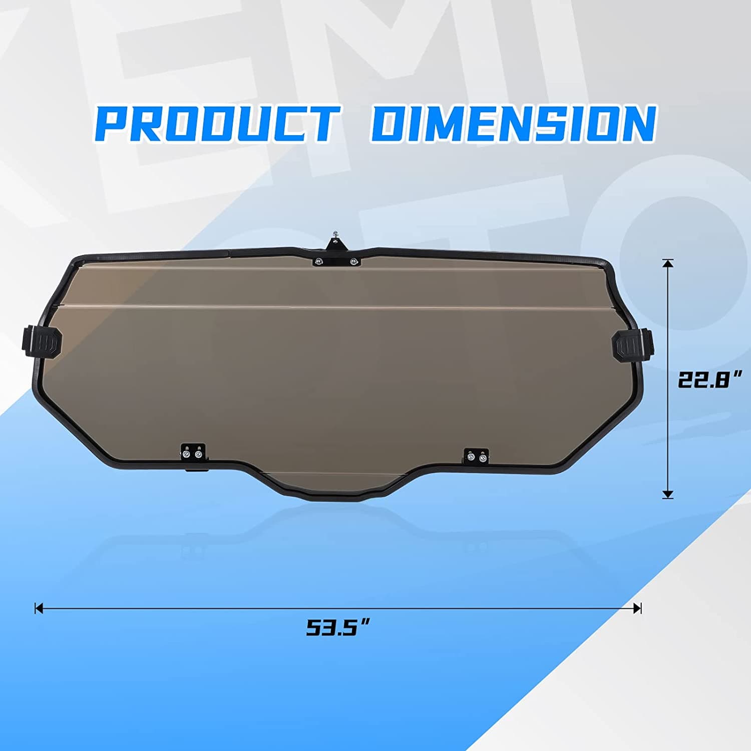 Talon Rear Windshield of High Light Transmittance For 2019-2021 Talon 1000X 1000R - Kemimoto