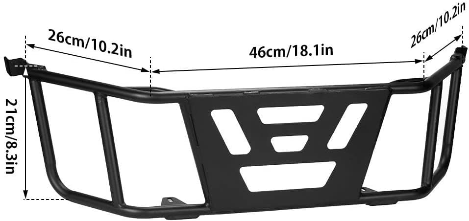 Honda Talon 1000 X/ 1000R/ 1000 X-4 Rear Bumper - Kemimoto