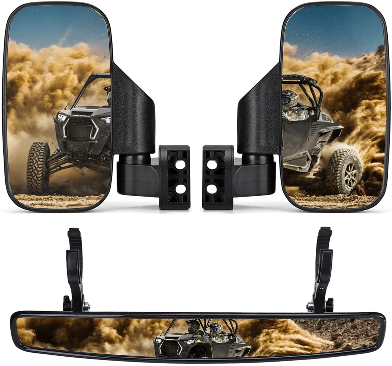 Side Mirrors And Rear Mirror with 1.75
