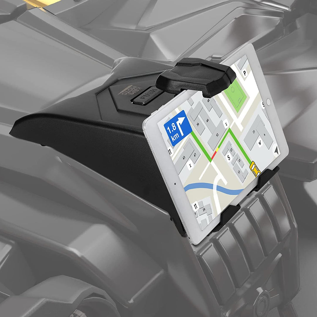 KATIMOTO Trail Gerätehalter für Can-Am Maverick Sport, Elektronische GPS  Tablet Handyhalterung mit Aufbewahrungsbox für Can Am Maverick Sport,  Trail
