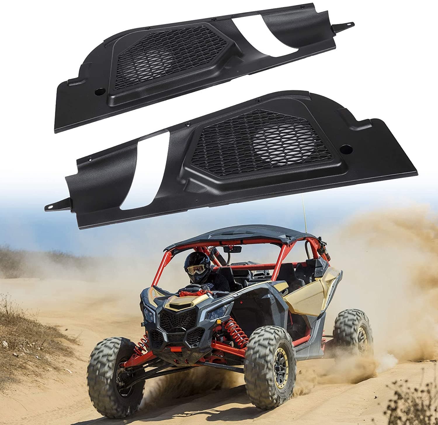 X3 Door Speaker Pods For 2017-2022 Can Am Maverick X3 / X3 Max - Kemimoto