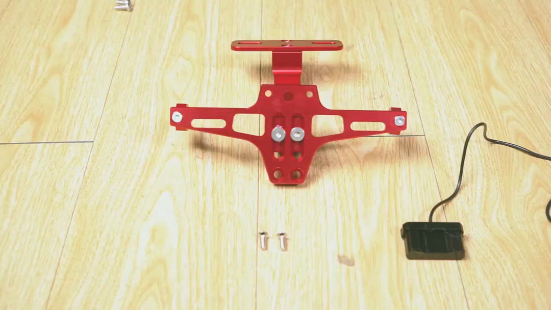 Kit de eliminación de guardabarros/soporte de matrícula con luz de señal de giro