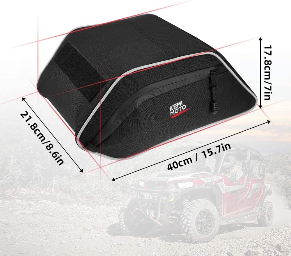 2016-2019 Polaris General 4 1000 UTV Center Seats Console Storage Bag - Kemimoto