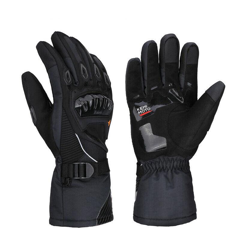 Motorcycle Waterproof Rider Gloves Protective Winter Gloves Touchscreen - KEMIMOTO