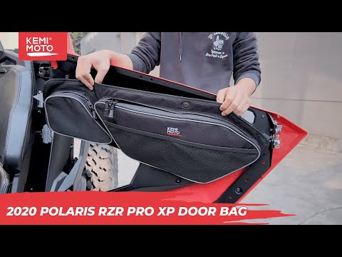 Front Door Bags with Removable Knee Pad for RZR PRO XP 2020-2024