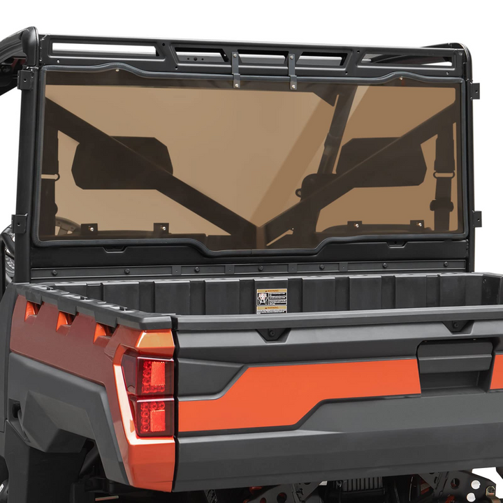 Rear Window, Anti UV Rear Windshield Compatible with 2017-2023 Polaris Ranger - Kemimoto