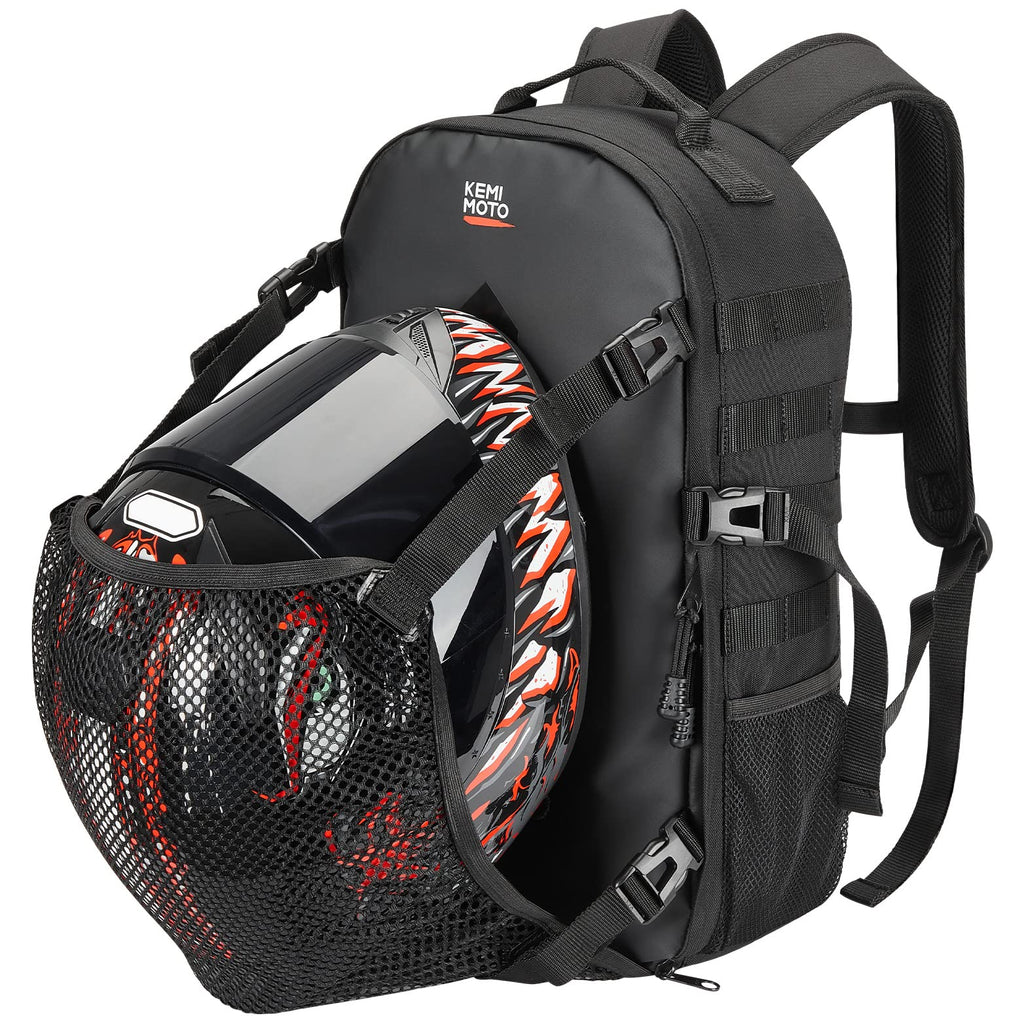 coleman motorcycle helmet bag 20L Motorcycle Helmet Backpack with Hidden Helmet Net