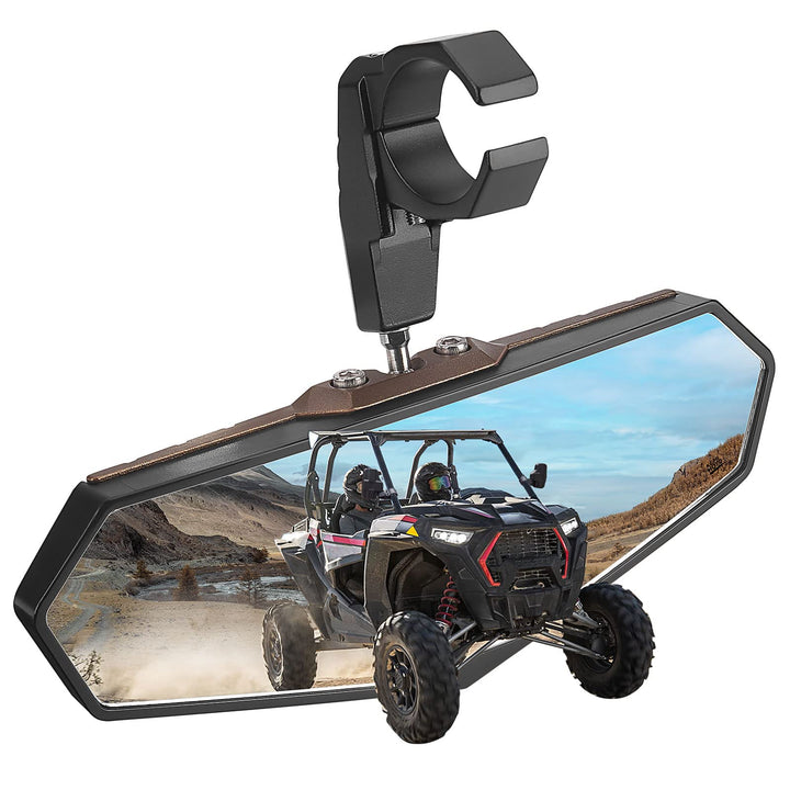 UTV Center Mirror Fits for 1.6"-2" Roll Bar Cages - Kemimoto