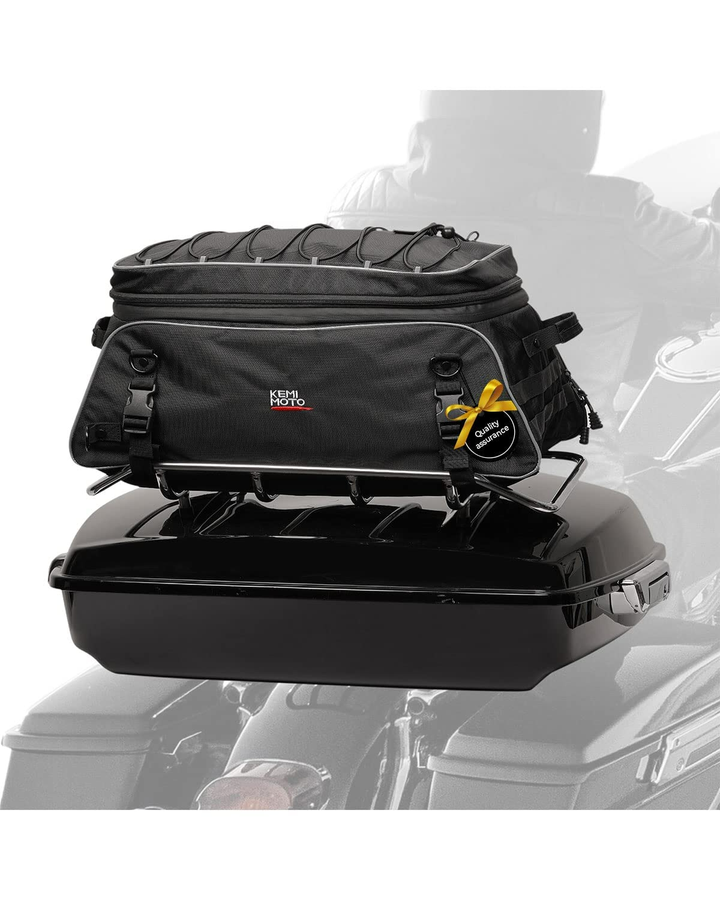 Motorcycle Travel Luggage Rack Trunk Bag - Kemimoto