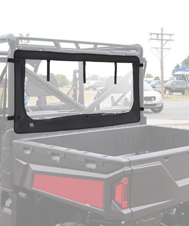 Polaris Ranger XP 1000 /Crew Rear Window Windshield Windscreen 2017-2020 - Kemimoto