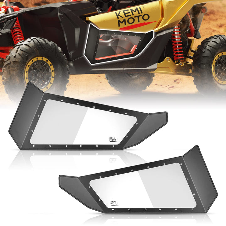 Clear Lower Door Inserts Fit Can-Am Maverick X3 - Kemimoto