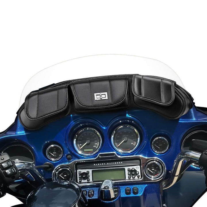 Harley Touring Windshield Bags - Kemimoto