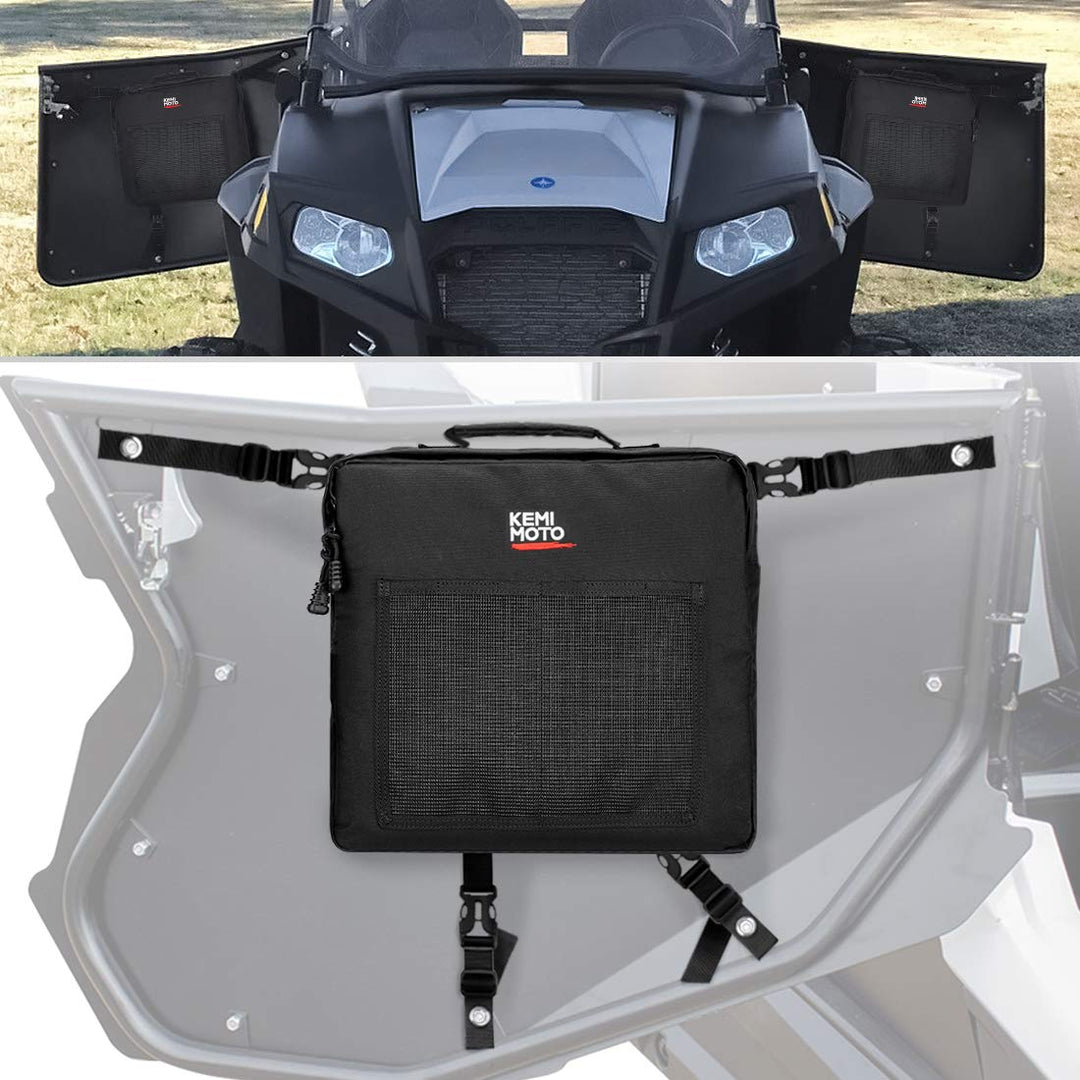 2 Side Door Storage Bags Fit Polaris RZR 570 800 900 S 1000 XP Turbo - Kemimoto