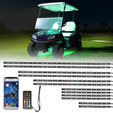 Golf Cart Million Colors Underglow LED Light Kit 12V 12PCS
