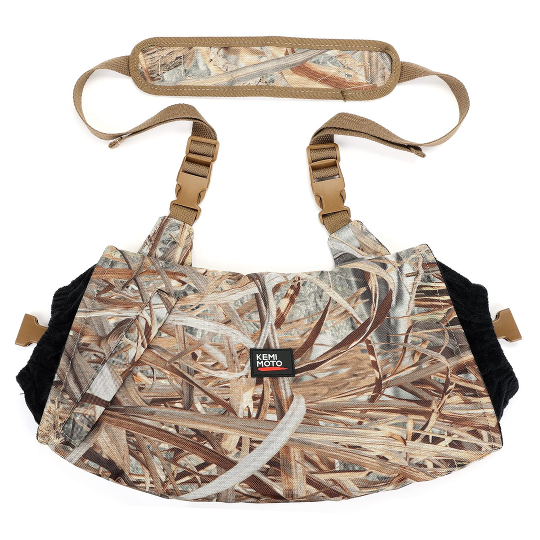 Camouflage Hunting Waist Pouch with Fleece Pockets Strap