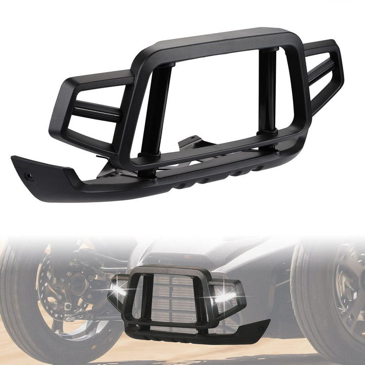 Kemimoto Front Bumper Guard with LED Accent Lights Fit Can-Am Ryker
