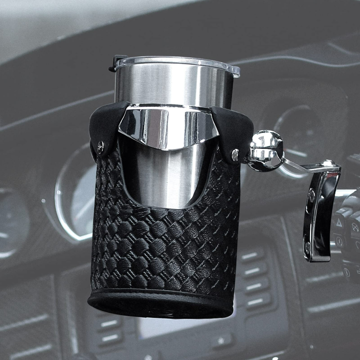 Harley Synthetic Leather Cup Holder - Kemimoto