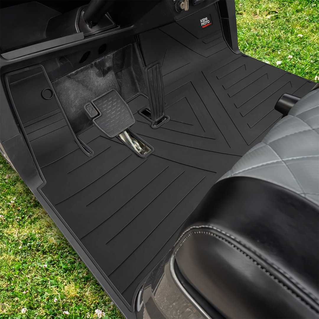 Golf Cart Floor Mat Full Coverage Fit For UMAX Rally/Drive 2 Models (2017-2023) - Kemimoto