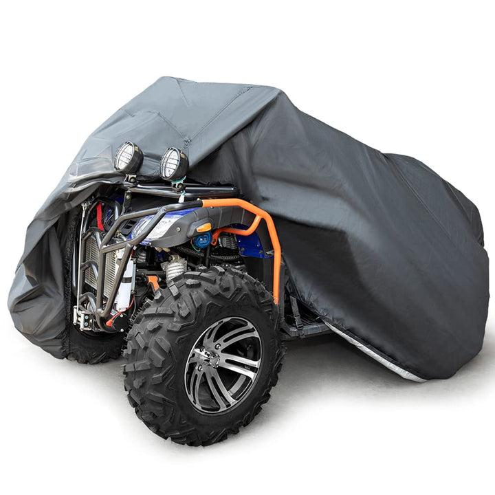 ATV Cover Water-resistant Windproof Cover with Elastic Base Wrap 100'' x 43'' x 47'' - Kemimoto