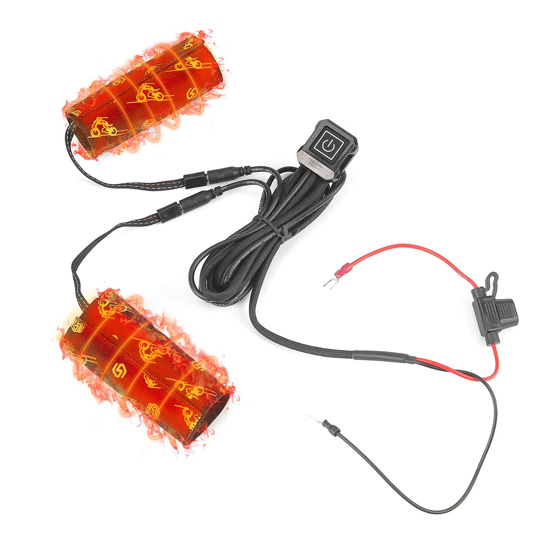 12V Motorcycle Hand Grip Heater Warm with Three Gear Temperature Adjustable - Kemimoto