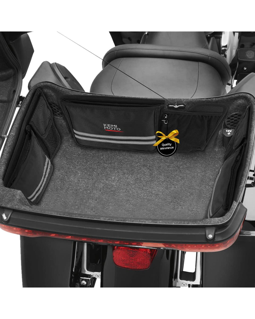 Harley Street Glide Tour Pak Organizer for Electra Glide Road King Road Glide - Kemimoto