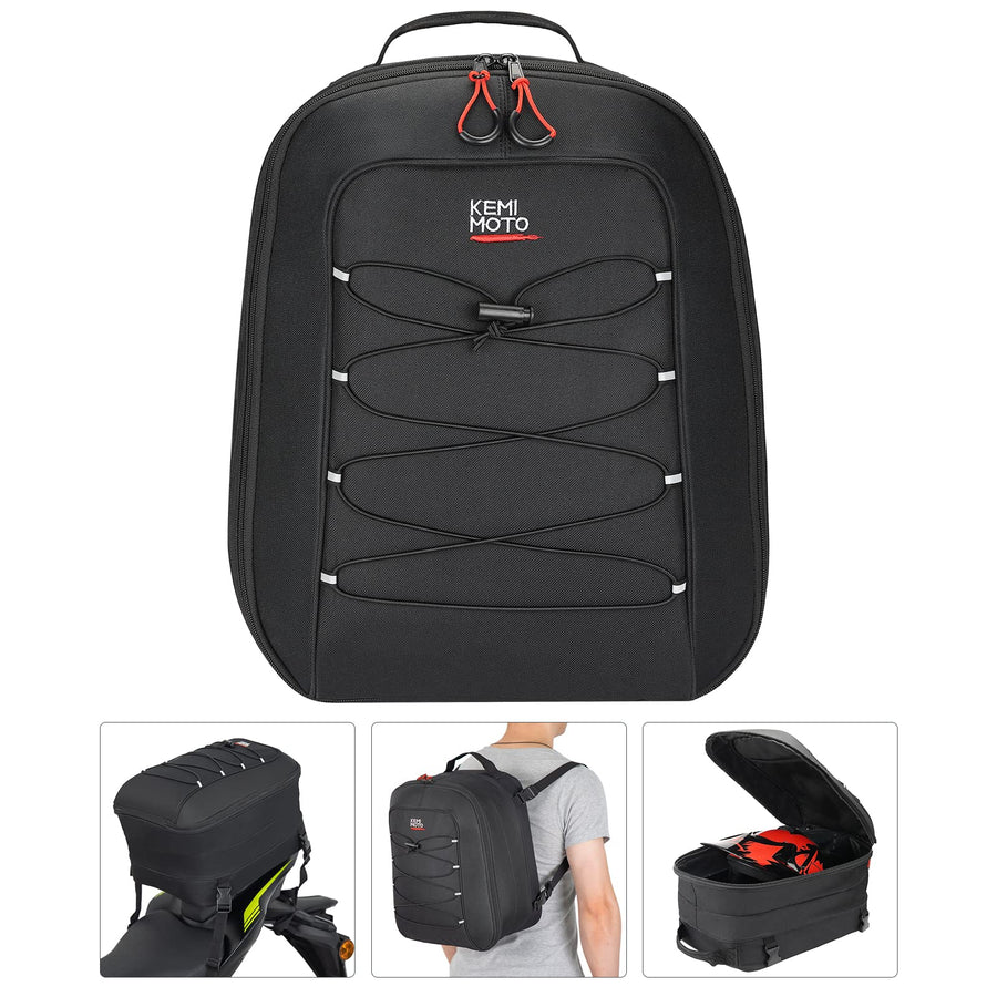 Kemi Moto 12L-28L Motorcycle Saddle Bag