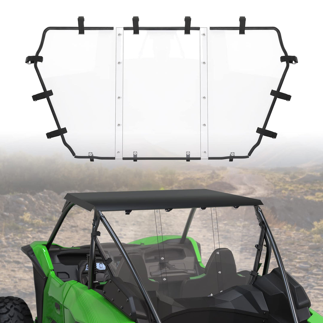 PC Rear Windshield Fit Kawasaki Teryx KRX 1000 - Kemimoto