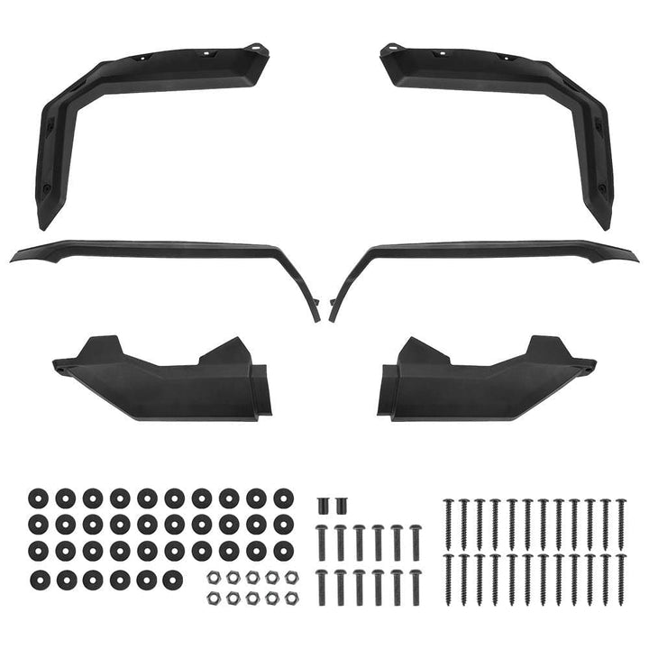Can Am Defender Fender Flare, Front and Rear Extended Mud Guards - Kemimoto