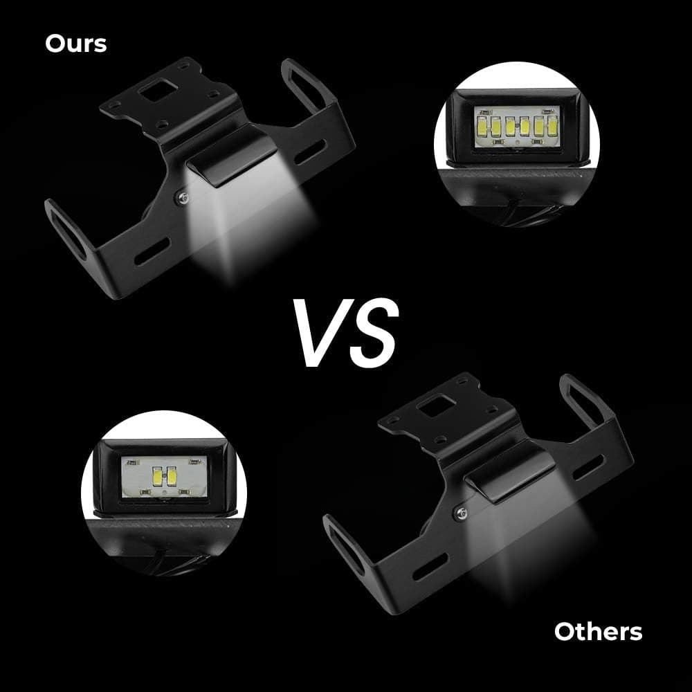 Kawasaki Z125/Z125 Pro Fender Eliminator License Plate Bracket - Kemimoto