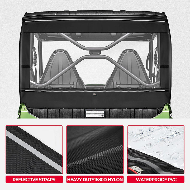 Rear Windshield Fit For Kawasaki TERYX4 800 - Kemimoto