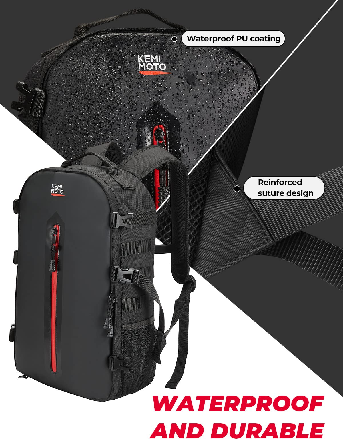 20L Motorcycle Helmet Backpack with Hidden Helmet Net 20L Motorcycle Helmet Backpack with Hidden Helmet Net