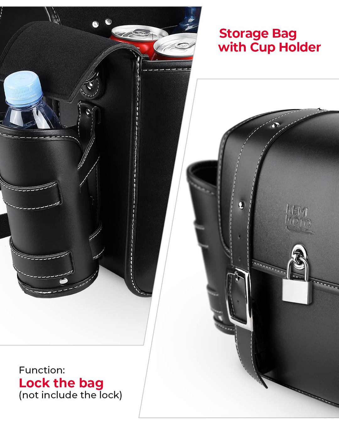 Universal leather sales saddlebag locks