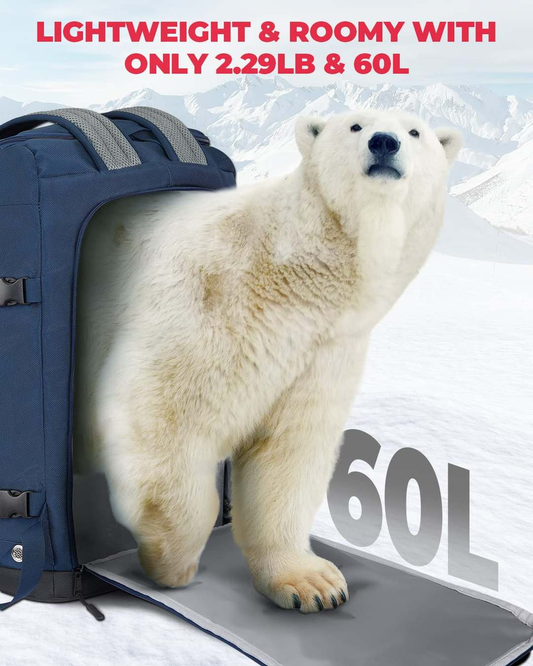 60L Upgraded Ski Boot Bag - Kemimoto