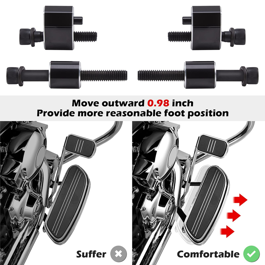 Harley Driver Floorboard Extenders kit - Kemimoto