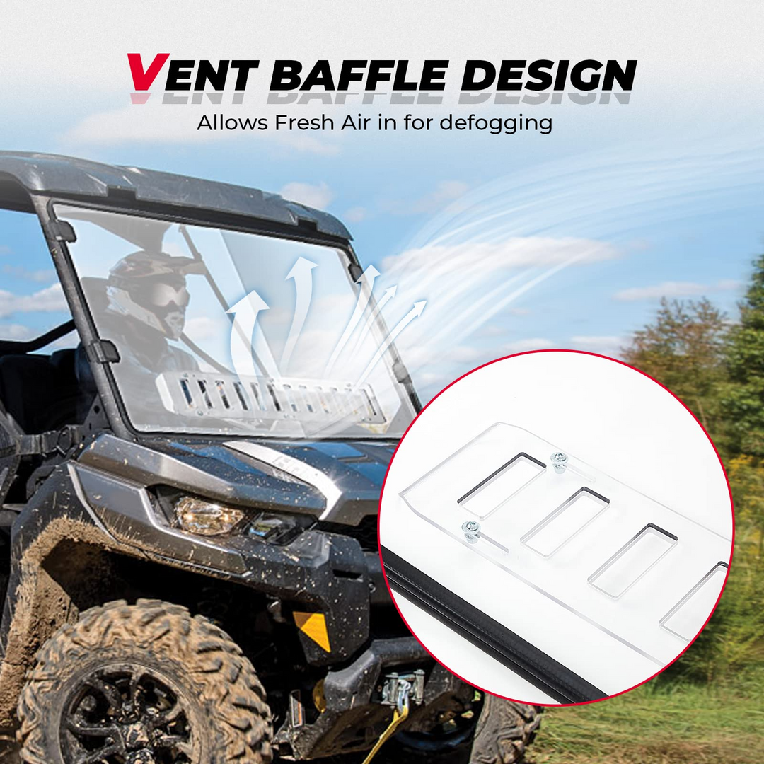 Can Am Defender Front Windshield – Kemimoto