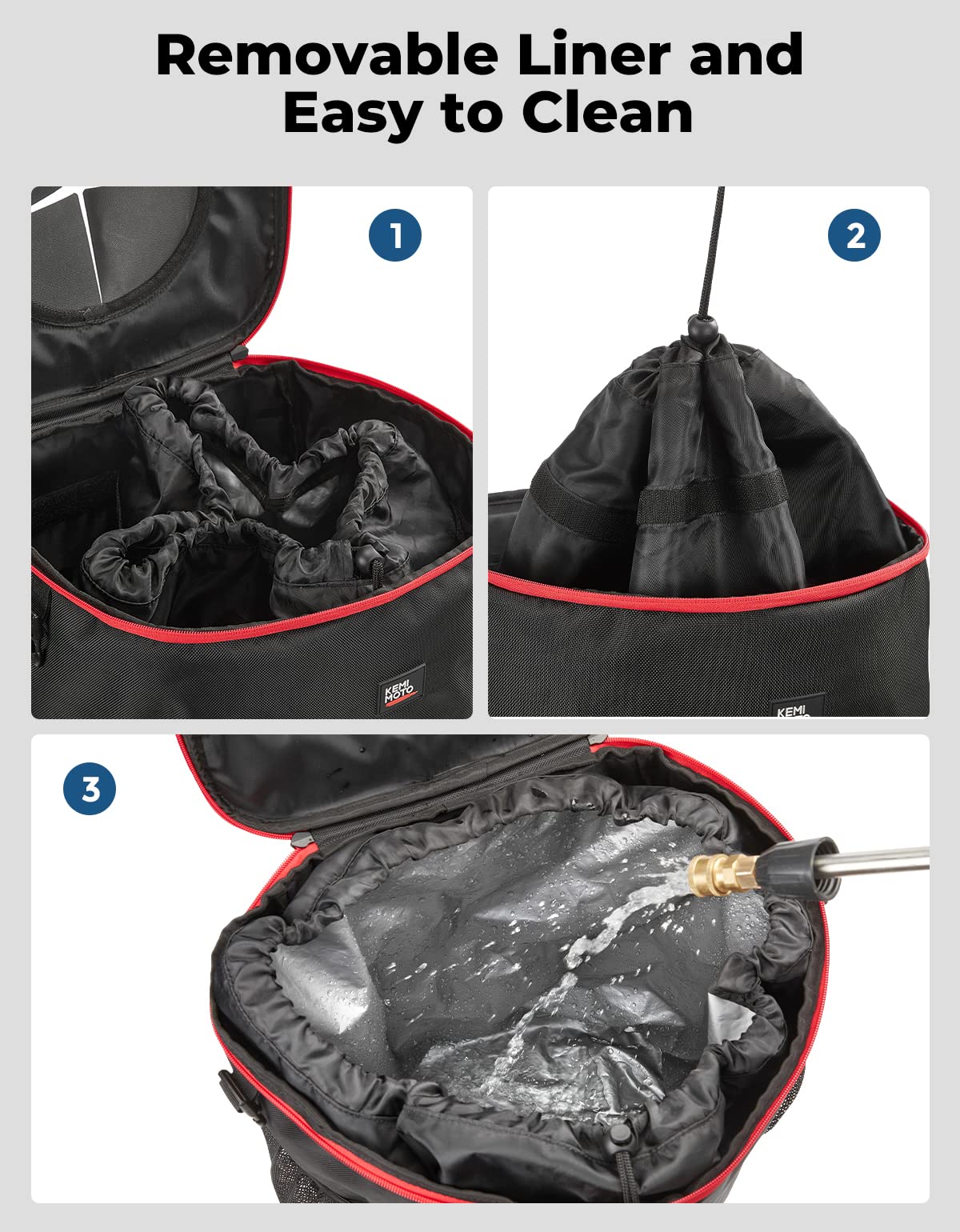 Portable Trash Can, Reusable Trash Bag For Boat - Kemimoto