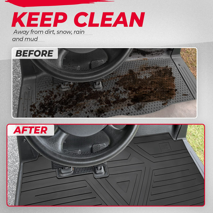 Golf Cart Floor Mats - Kemimoto