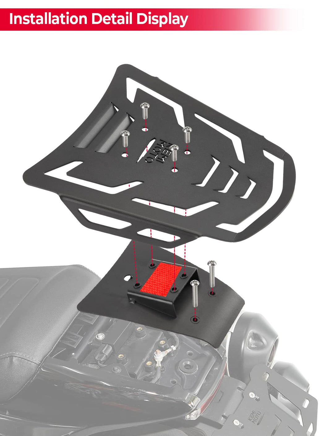 Rear Luggage Rack For Motorcycle Fit Sportster S RH1250 (2021-2023 ...