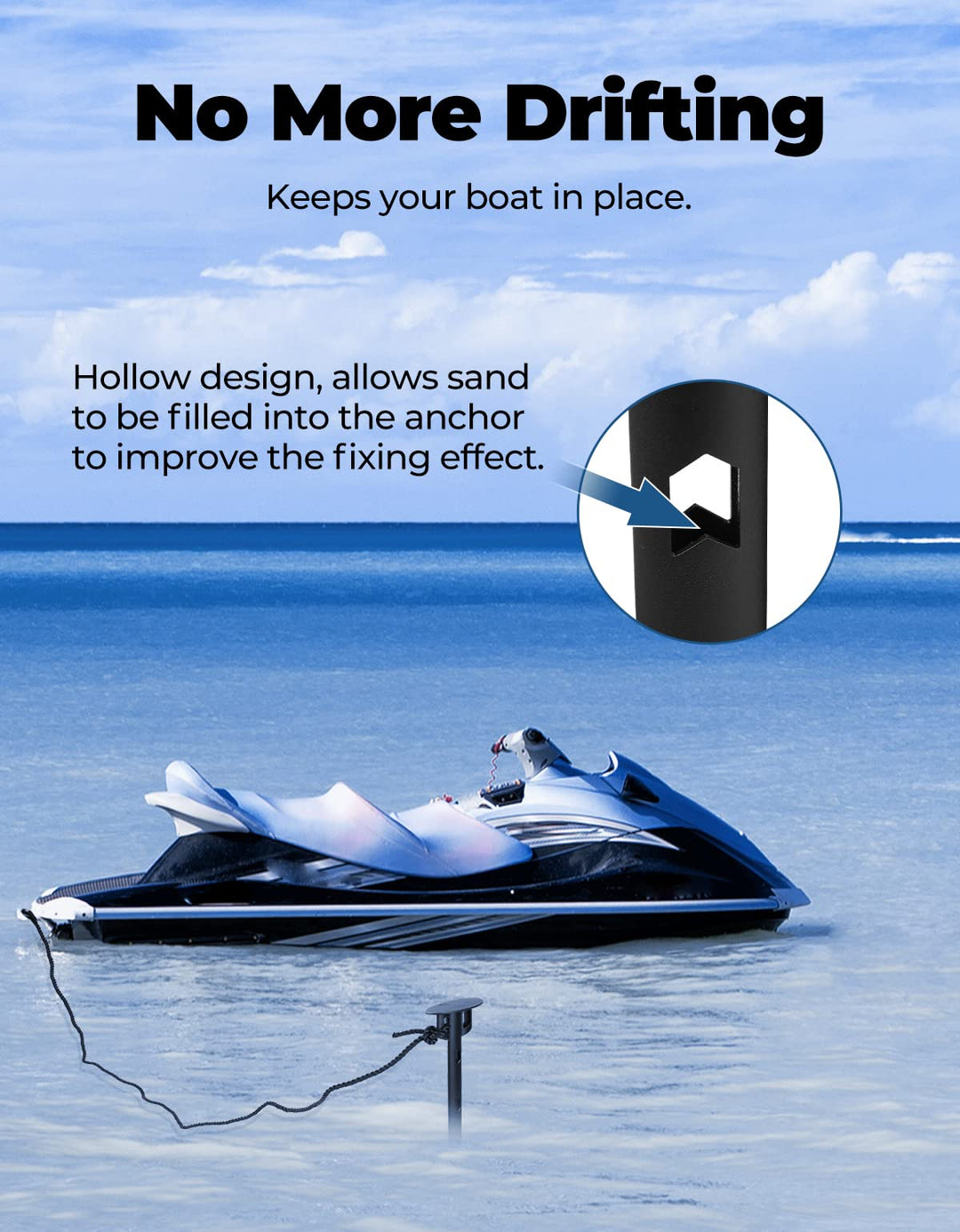 Jet Ski Anchor, Beach Anchor for Boats