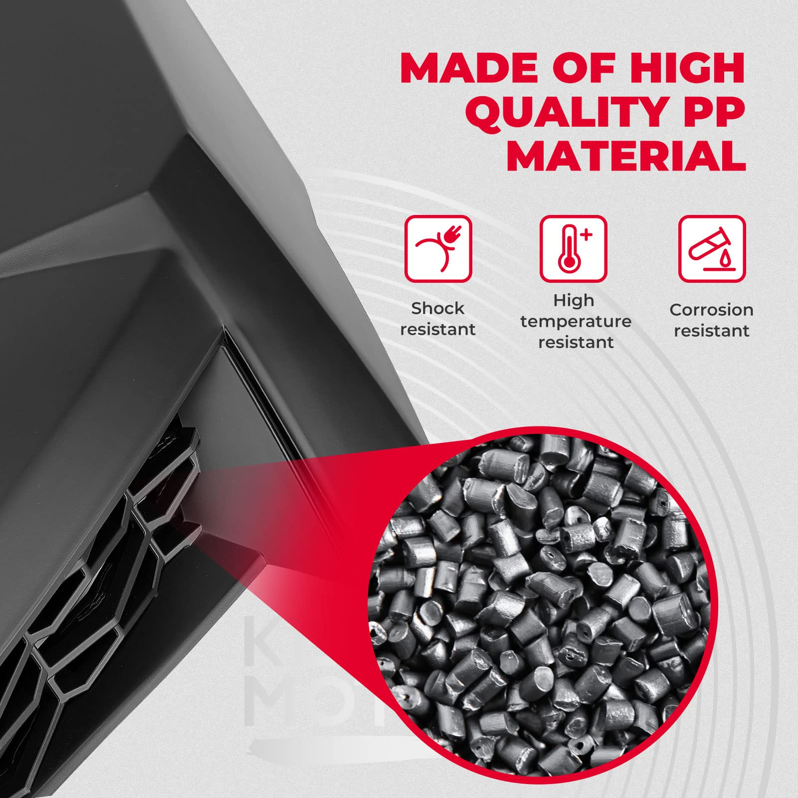 Hood Scoop Replacement Air Intake Kit Fit Polaris RZR - Kemimoto