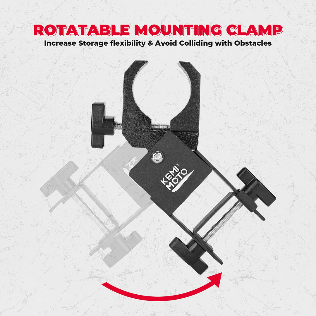 UTV Universal Drive Belt Mount Fit 1.5”-2” Roll Bars - Kemimoto