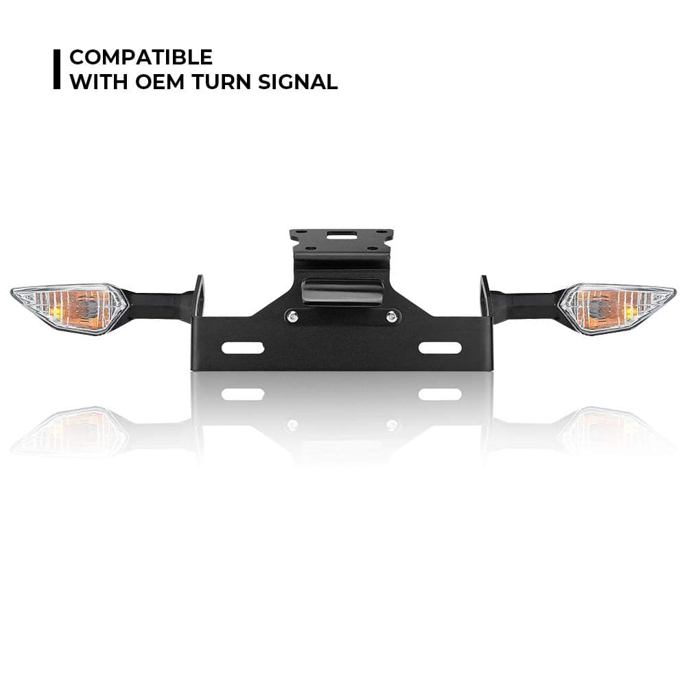 Kawasaki Z125/Z125 Pro Fender Eliminator License Plate Bracket - Kemimoto