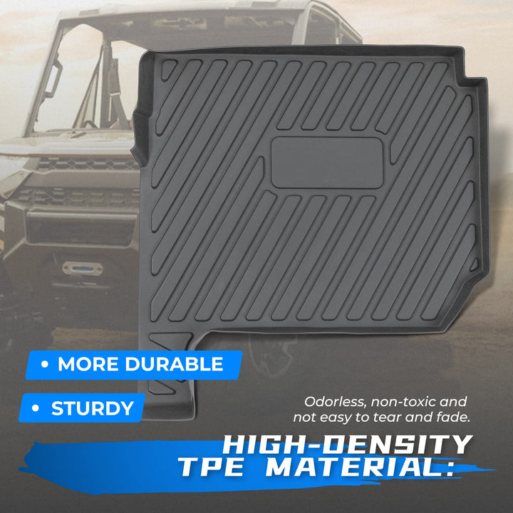 Floor Mats Fit Polaris Ranger Crew XP 1000 (2019-2023) - Kemimoto