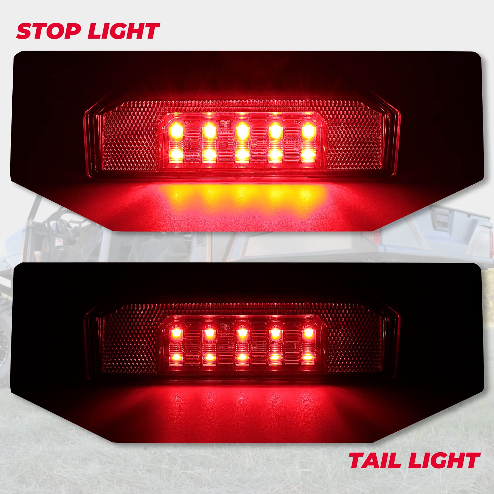 Caltric Tail Light For Polaris Ranger 570 Full Size Crew (2015-2021) – OEM 2412774