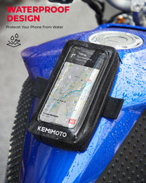 Motorcycle Waterproof Tank Bag Fit Cell Phone up to 6.5 Inch - Kemimoto